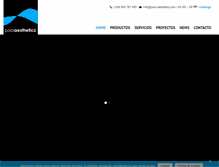 Tablet Screenshot of pool-aesthetics.com